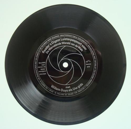 Vinyl Flexidisc 33 1/3 RPM, Single sided